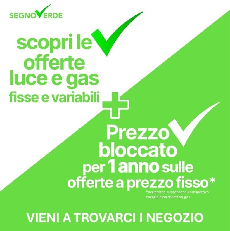 Segno Verde fornitore di energia elettrica green